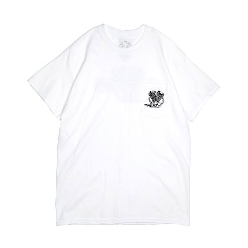 BIG TWIN Premium Pocket SS T-Shirt (White)